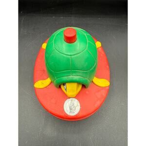 Vintage Miss Money Piggy Bank Turtle from Congost - from the 1970s
